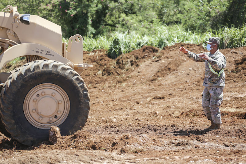 National Guard assist with Barrigada community park